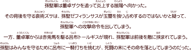 第十話「孫堅死す」